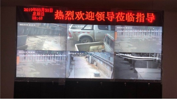 北京首钢监控系统安装工程拼接屏安装项目