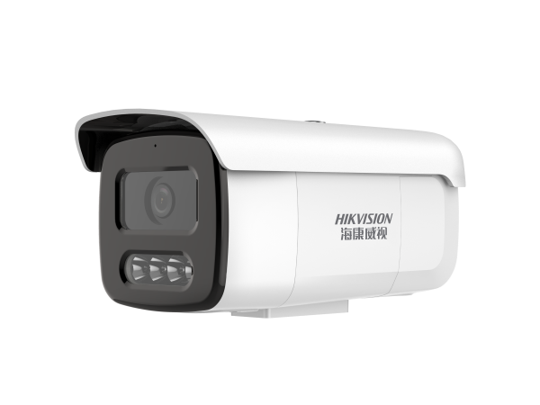 海康威视DS-2CD3T26WDA3-L5 白光全彩智能警戒200万筒型网络摄像机