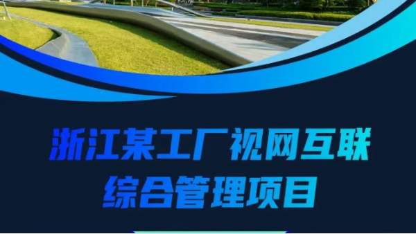 浙江某工厂网络升级：视网互联助力，快速开局，便捷运维！