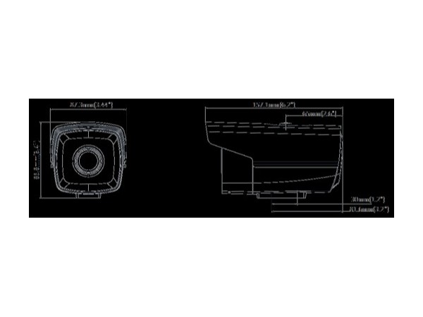 DS-2CE16D1T-IT5200 万红外定焦防水筒型摄像机